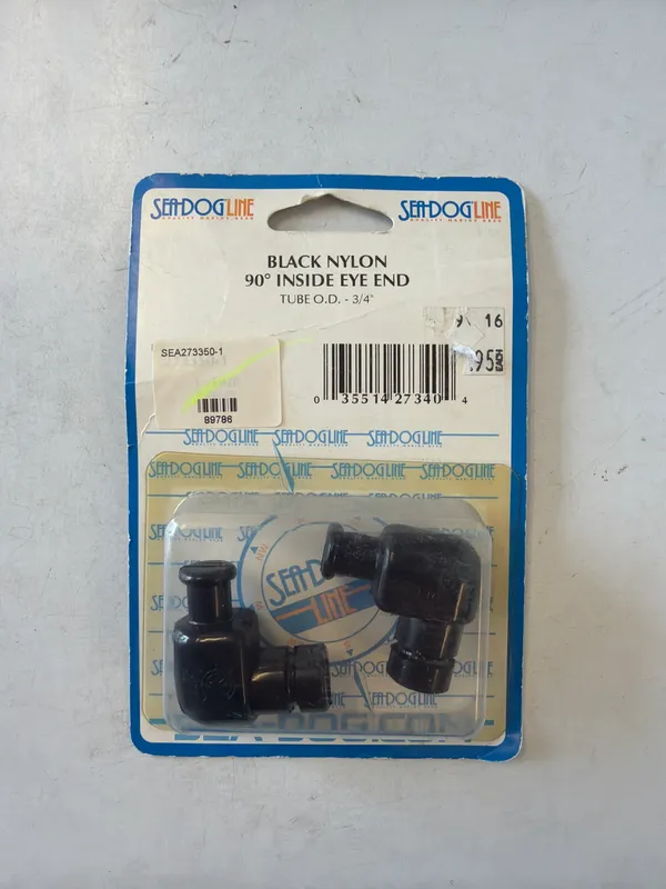 Sea-Dog 273350-1 Inside Eye End 90d 3/4" Black