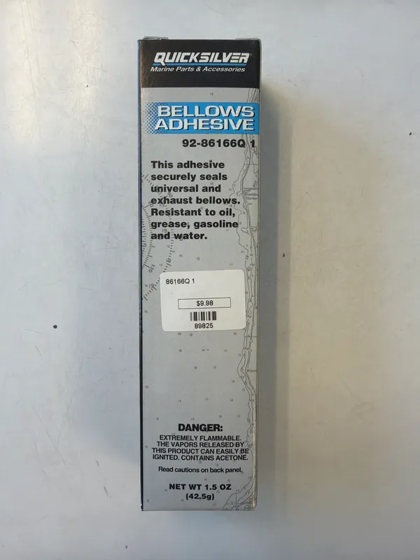 Mercury Marine 86166Q1 W Bellows Adhesive MZ