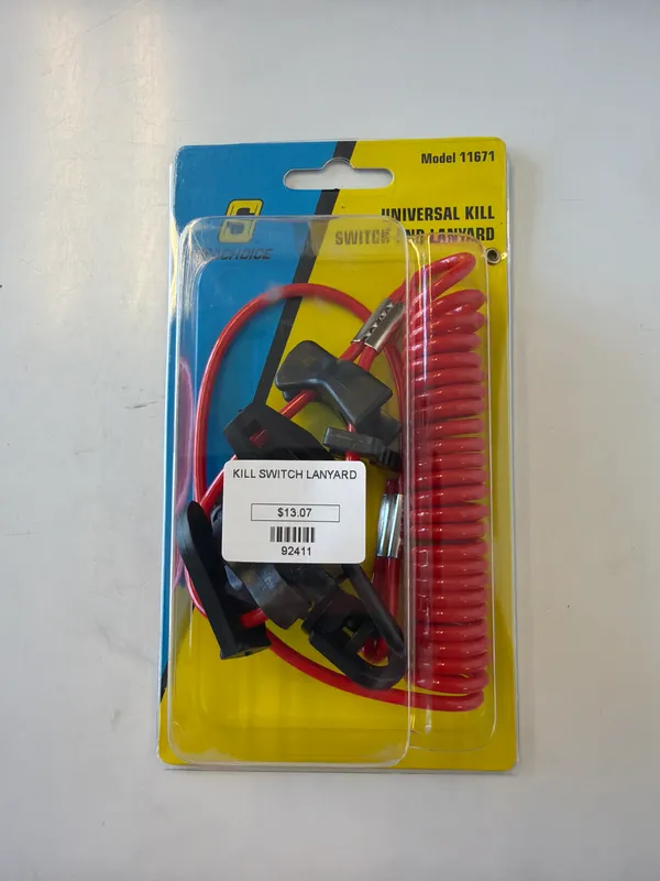 Seachoice 50-11671 Universal 7-Key Kill Switch Lanyard