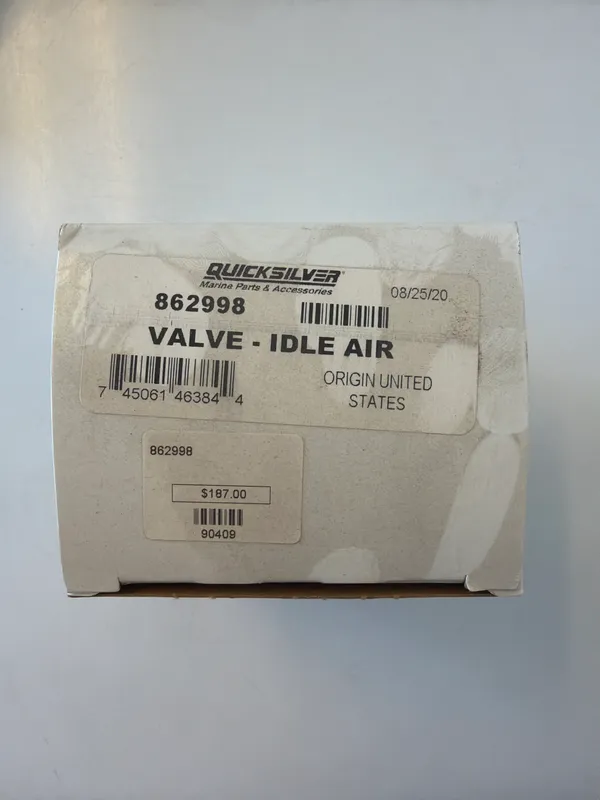 Mercury Marine Valve-Idle Air 862998, 8M0181068