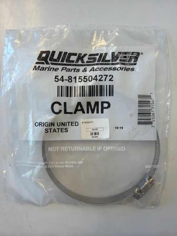 Mercury Marine 815504272 Hose Clamp-4 1/16 To 5