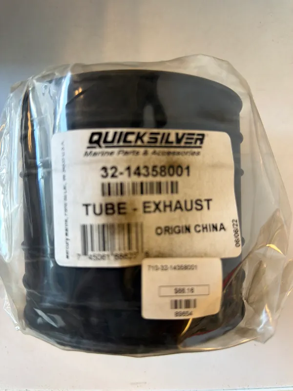 Mercury Marine 32-14358001 W Exhaust Tube Oval MZ