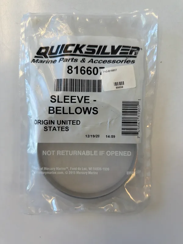 Quicksilver 816607 Bell Housing Sleeve for MerCruiser Alpha One Gen II