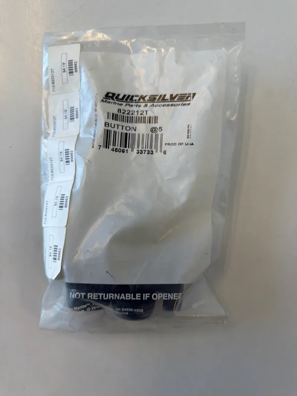 Mercury Quicksilver 822212T Throttle Button, 5-Pack