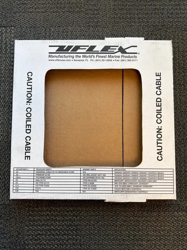 Uflex C2X15 Universal 33C Control Cable, 15 ft
