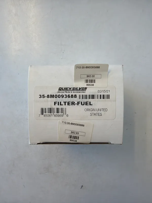 Mercury Marine 35-8M0093688 Quicksilver Water Separating Fuel Filter